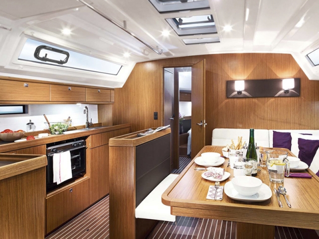 Interior de nuestro velero